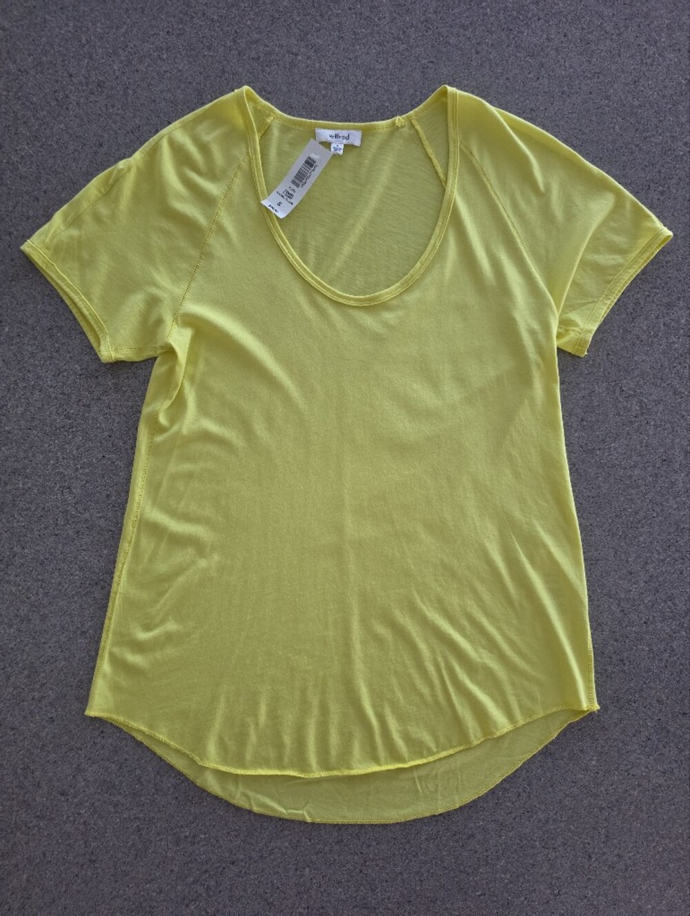 Wilfred Tandis Blazing Yellow Tshirt NWT